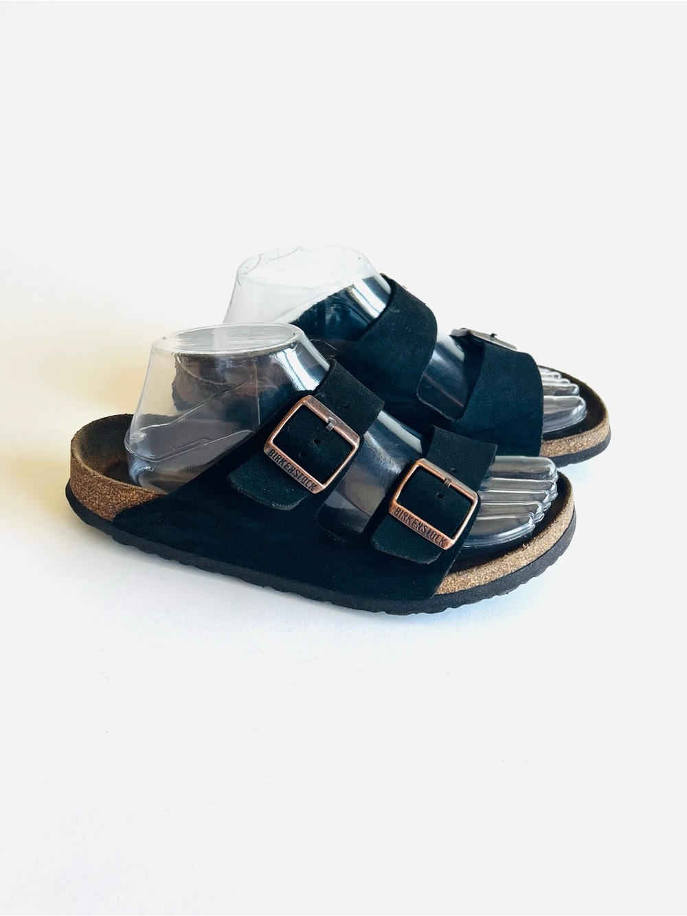 Birkenstock Arizona Chocolate Brown Suede Genuine Leather Sandals size 8